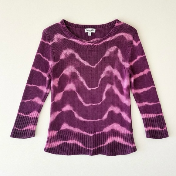 Splendid Other - Splendid Purple Tie-Dye Knit Sweater Girls 2T